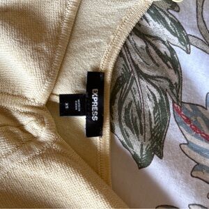 Express Light Yellow Dress